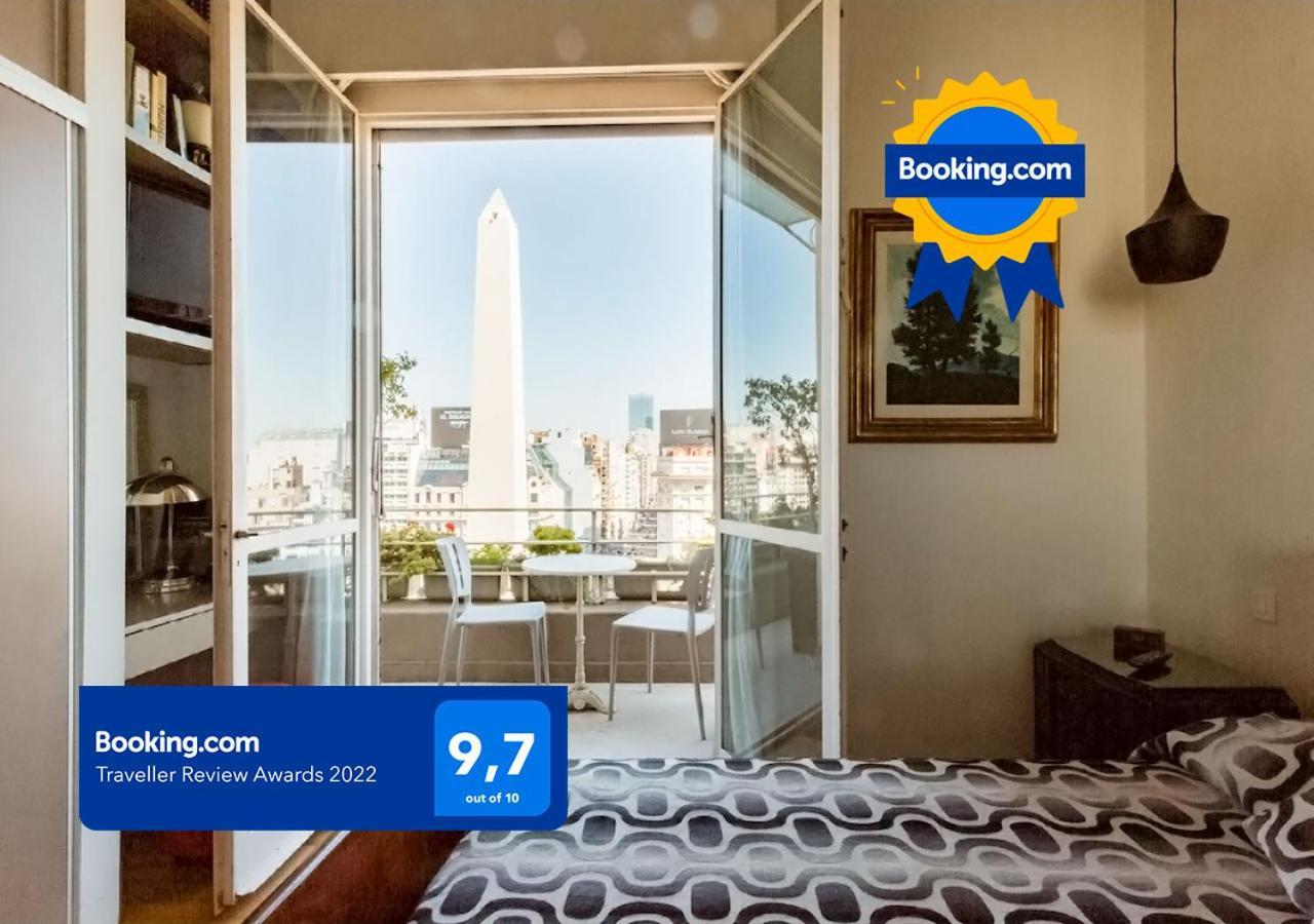 Penthouse frente al Obelisco con terraza Appartamento Buenos Aires Esterno foto