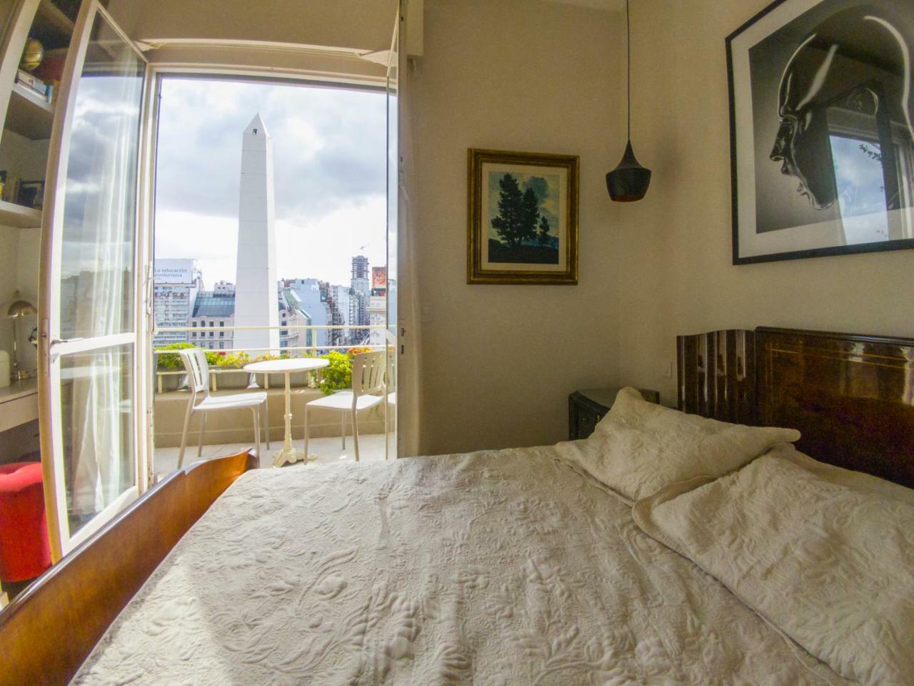 Penthouse frente al Obelisco con terraza Appartamento Buenos Aires Esterno foto