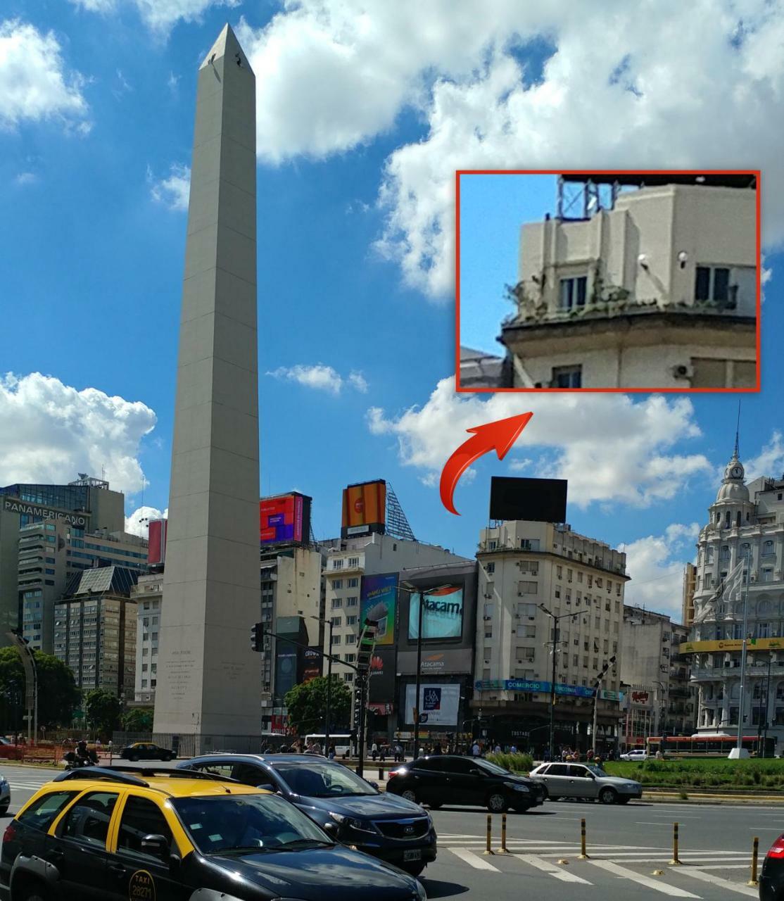 Penthouse frente al Obelisco con terraza Appartamento Buenos Aires Esterno foto