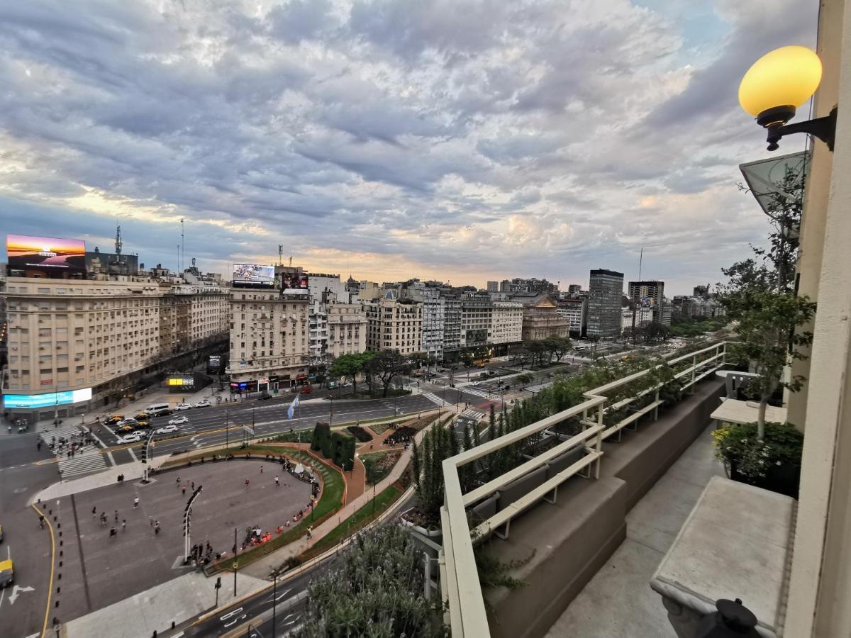Penthouse frente al Obelisco con terraza Appartamento Buenos Aires Esterno foto