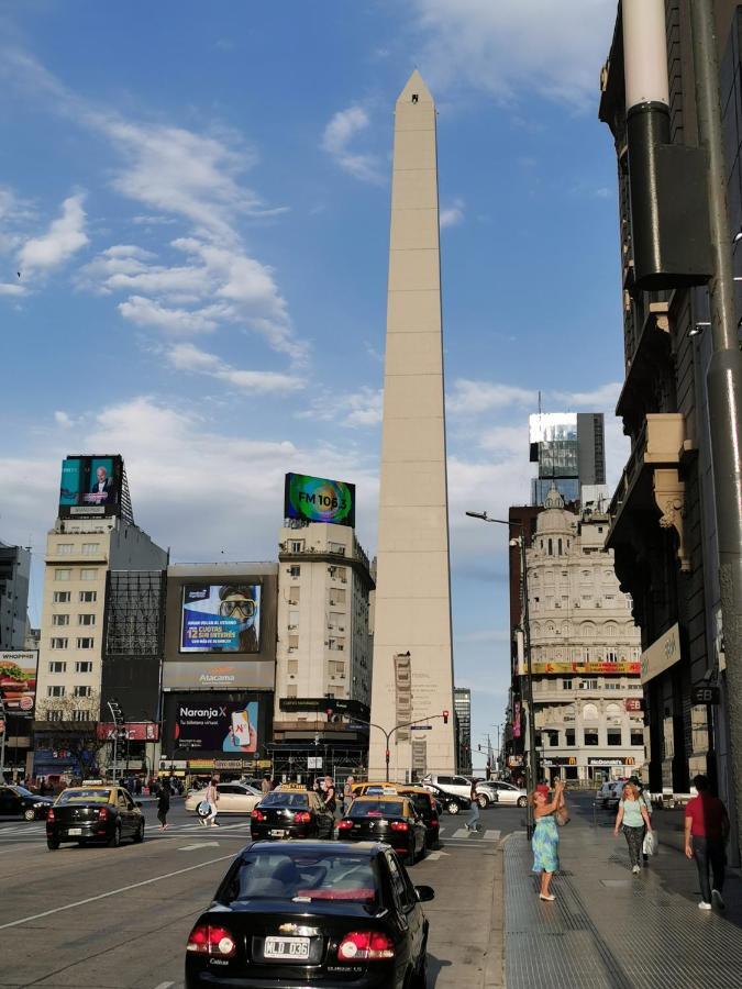 Penthouse frente al Obelisco con terraza Appartamento Buenos Aires Esterno foto