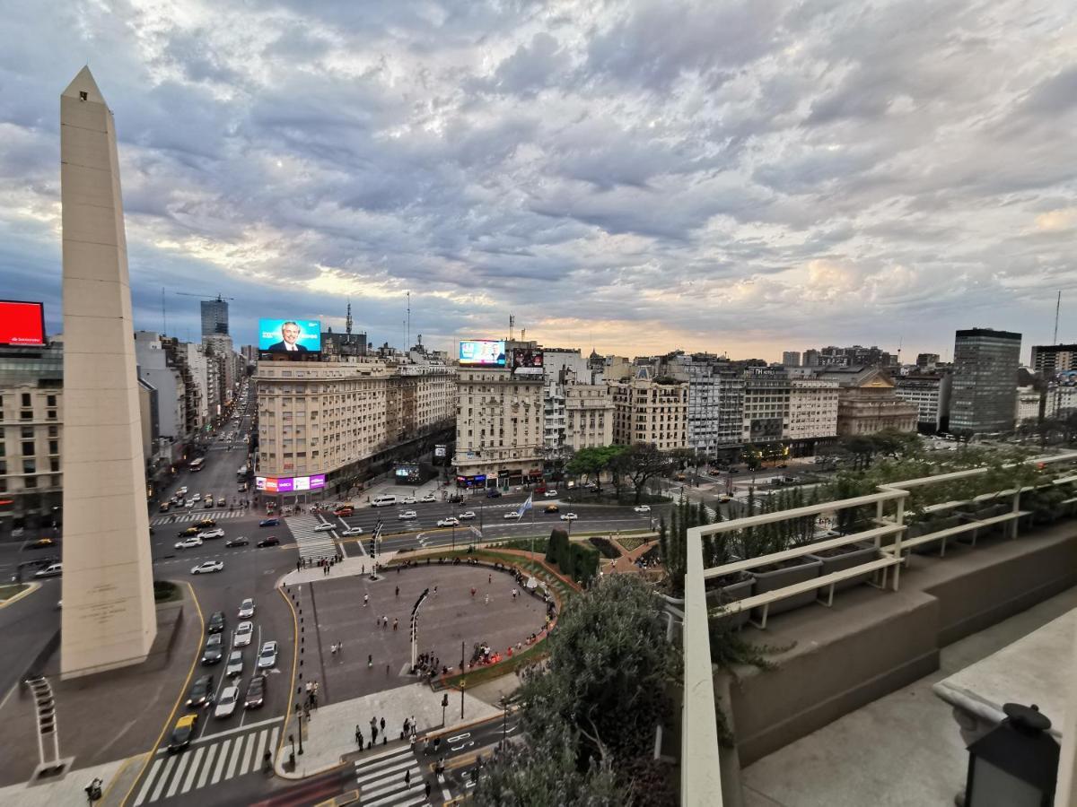 Penthouse frente al Obelisco con terraza Appartamento Buenos Aires Esterno foto