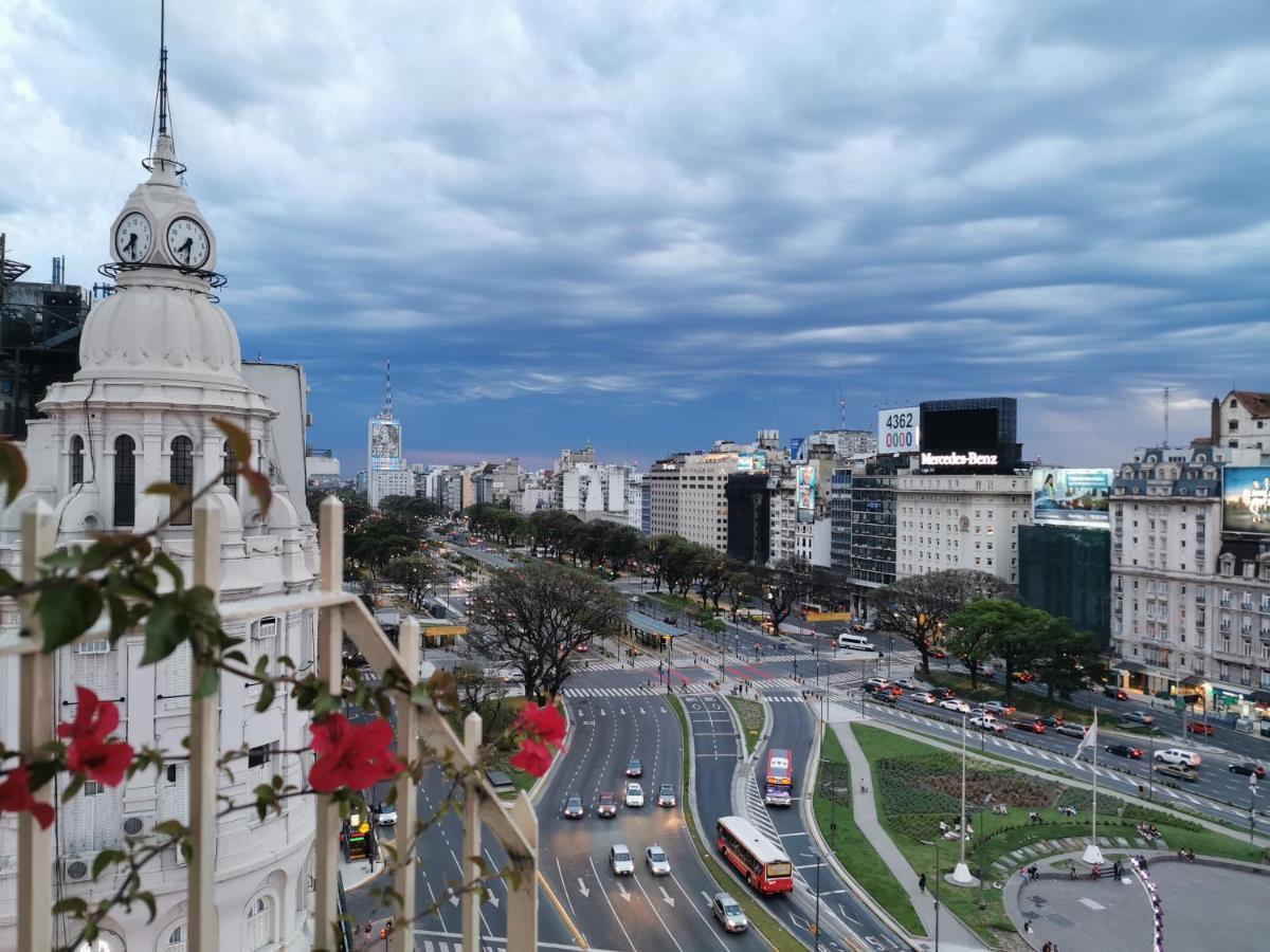Penthouse frente al Obelisco con terraza Appartamento Buenos Aires Esterno foto